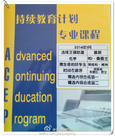 网络21成功系统2014年1月持续教育计划ACEP目录